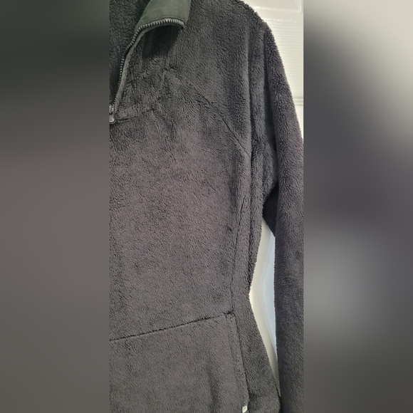 The North Face Black 1/4 Zip Pullover Soft Warm Sweatshirt Jacket Size Medium - Picture 7 of 11